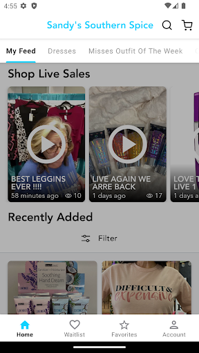 Android application Sandy's Southern Spice screenshort
