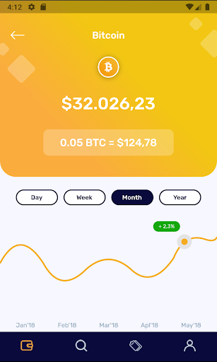 Flutter Cryptowallet Screen 2