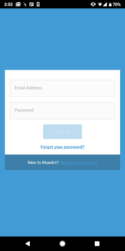 Android application Bluedot Point screenshort