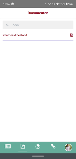 Android application BetuweZorg screenshort
