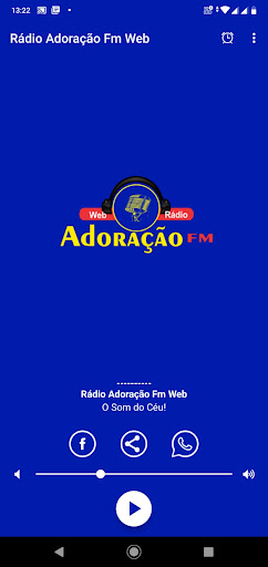 Android application Rádio Adoração Fm Web screenshort