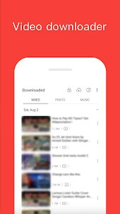 All Music & Video Downloader