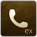 Theme of ExDialer Leather Gold