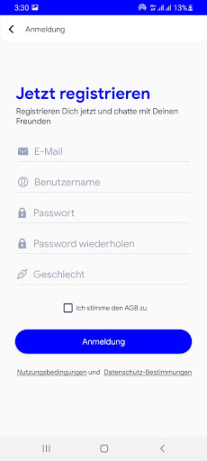Sparissimo Messenger Screen 3