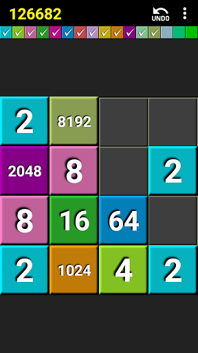 Screenshot of 2048 Colors Puzzle