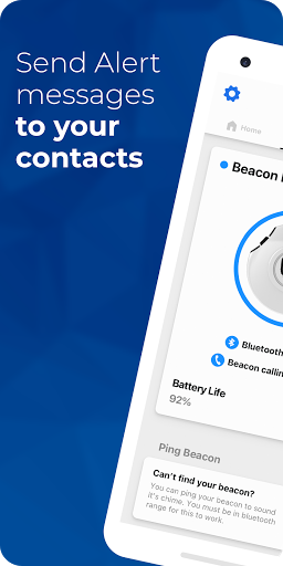 Android application Safety App for Silent Beacon screenshort