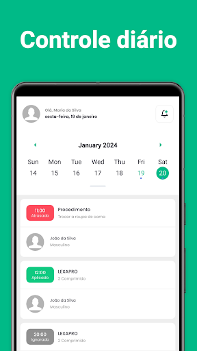 Android application iHeal screenshort
