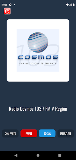 Android application Radio Cosmos 103.7 screenshort