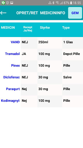 MEDICINBRUG DK PRO Screen 2