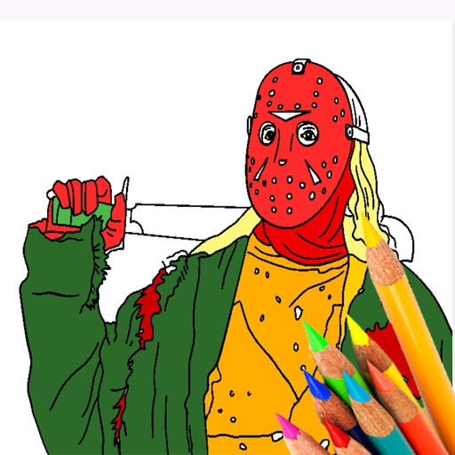 Serial Killer Coloring Book logo