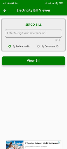 Electricity Bill Checker Screen 3