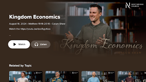 Screenshot of Northridge Church App