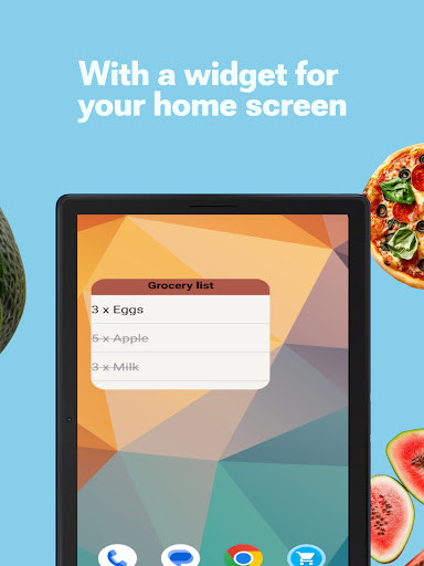 Widget List - Shopping List