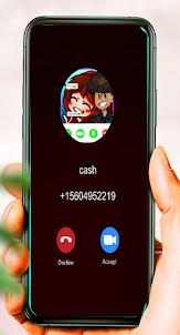 chat cash and nico video call