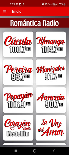 Romántica Radio Colombia Screen 2