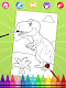 screenshot of Dino Coloring Pages