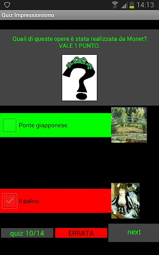 Impressionismo Quiz Arte Screen 2