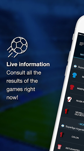 Android application Argentine football screenshort