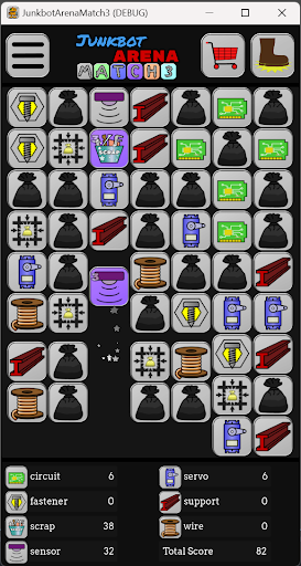 Junkbot Arena - Match 3 Screen 2