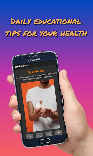 Android application Wash Hands | Smart Reminder screenshort