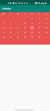 Simple calendar app screenshot thumbnail