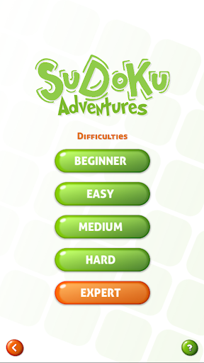 Android application Sudoku Adventures screenshort