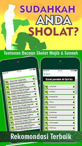 Android application Tuntunan Sholat Wajib Sunnah screenshort