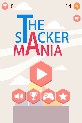 Android application The Stacker Mania - Shapes Sta screenshort