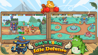 CatnRobot Idle TD: Battle Cat - Screenshot 2