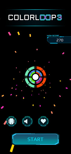 Android application COLORLOOP 3 - Space Shooter screenshort
