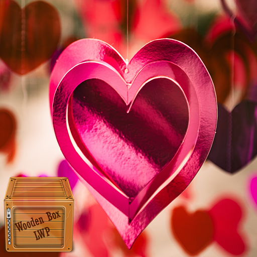 pink heart wallpaper logo