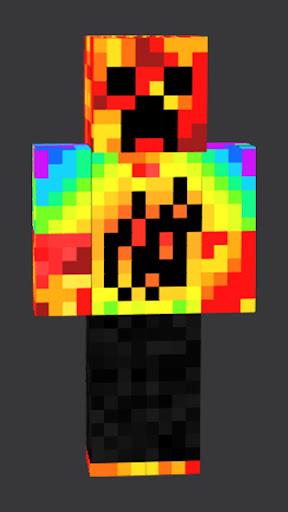 Rainbow Skin For Minecraf