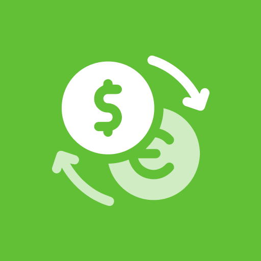 Currency exchange rates logo