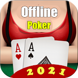 Poker Offline Free 2021 - Texas Holdem With Girl icon