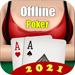 Poker Offline Free 2021 - Texas Holdem With Girl Apk