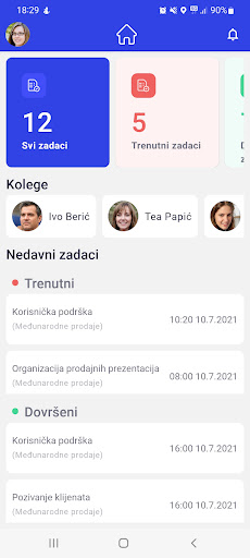 Android application Selekcija.hr screenshort