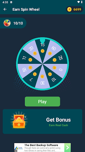 CashClimb Reward Earn Money Screen 2