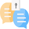 AI Message encryption icon