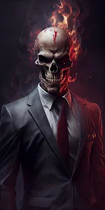 Flame Skull Wallpapers 2023 HD