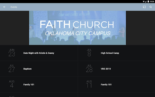 Screenshot of FaithChurch.Family