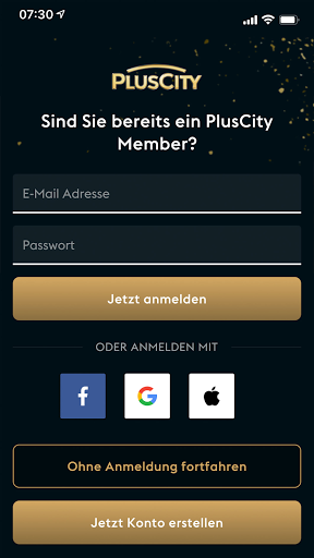 Android application PlusCity App screenshort