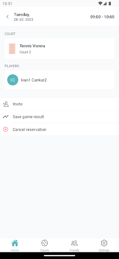 Android application Courtbase screenshort