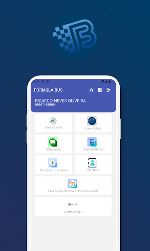 Android application Fórmula Bus screenshort