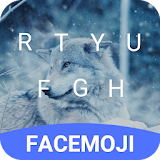 Winter Direwolf Emoji Keyboard Theme for GOT 7 icon