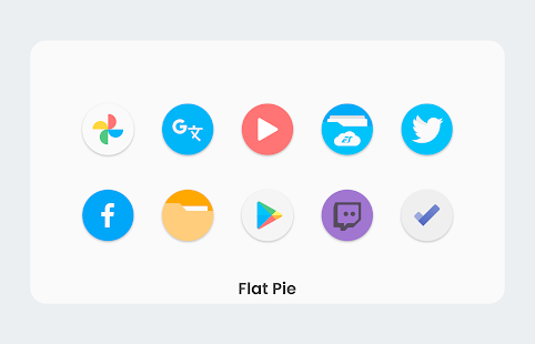 Flat Pie - Icon Pack Screenshot