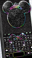 screenshot of Silver Glitter Minny Keyboard 