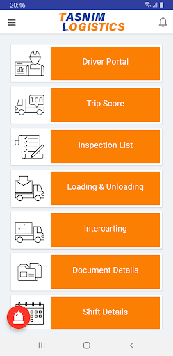Android application Tasnim Logistics Operations2 screenshort