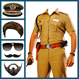 Men Police Suit Photo Editor and Man Police Dress icon