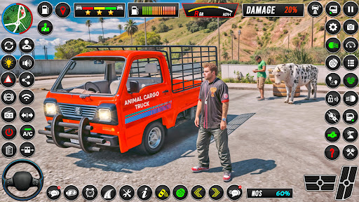 US Animal Truck Driving Games screenshot 16
