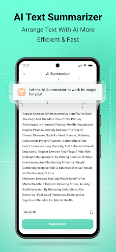 Screenshot of Text Summarizer – Auto Summary